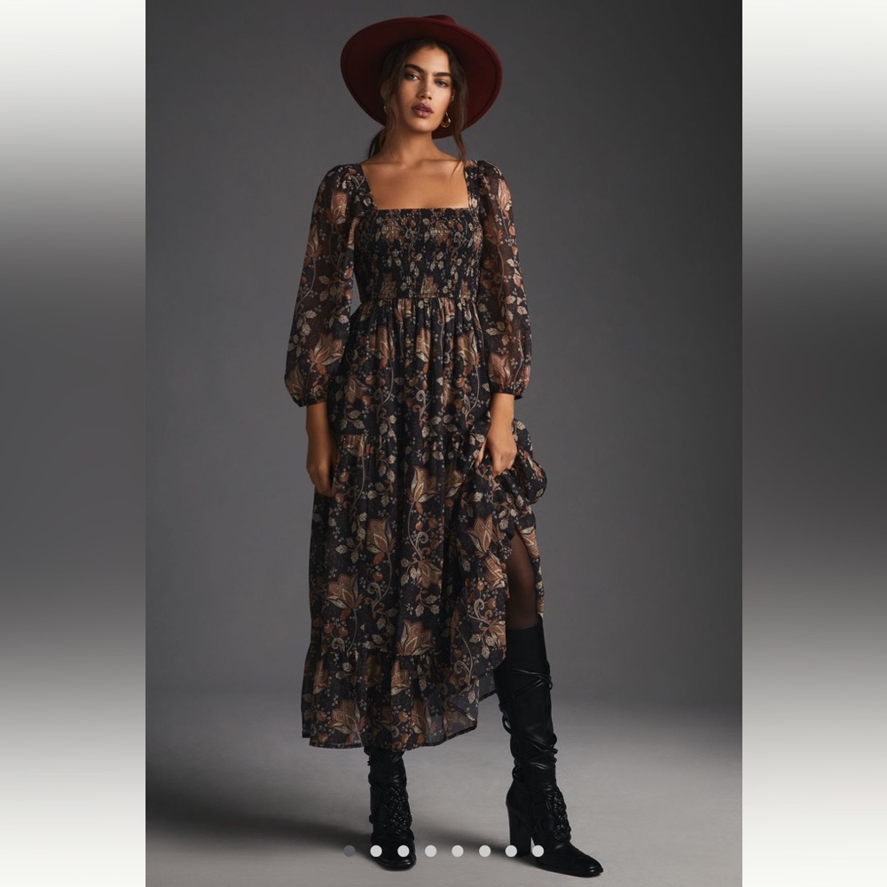 Let Me Be tiered dress - xs petite